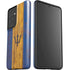 Barbados Flag Dark Wood Galaxy S21 Ultra 5G Pro Case